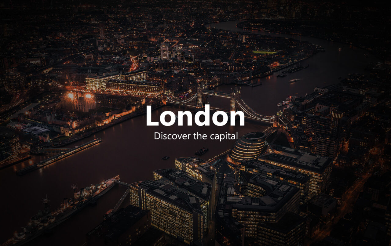 London Travel Concept Website Project